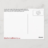 Whistle Pig Restaurant Postkarte (Rückseite)