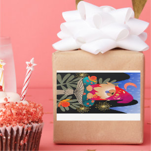 WHISTLEBRITCHES wählt große Rechteck-Aufkleber Rechteckiger Aufkleber