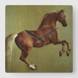 "Whistlejacket", 1762 Wall Clock Quadratische Wanduhr