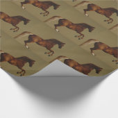 Whistlejacket George Stubbs Geschenkpapier (Ecke)