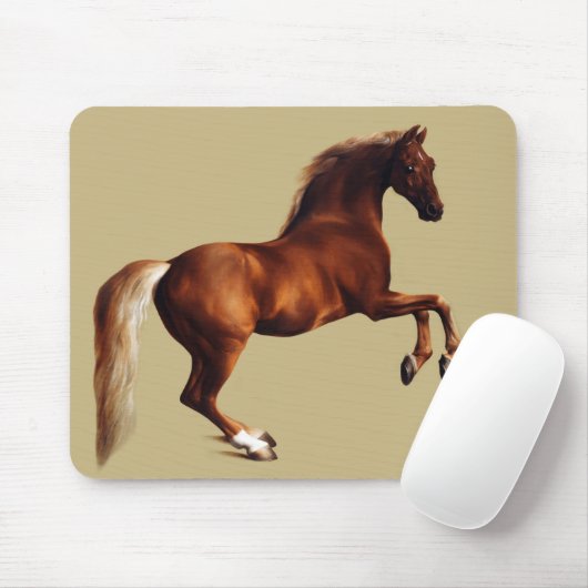 Whistlejacket horse by George Stubbs Mousepad (Mit Mouse)