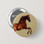 Whistlejacket-Pferd von George Stubbs Button (Vorne & Hinten)