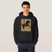 Whistlejacket-Pferd von George Stubbs Hoodie (Vorne ganz)