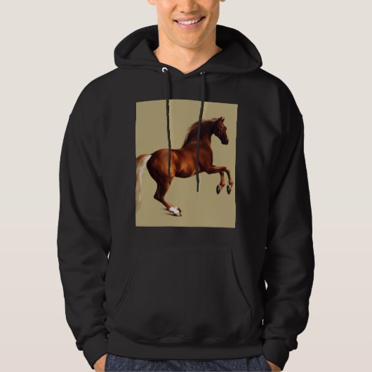 Whistlejacket-Pferd von George Stubbs Hoodie (Vorderseite)