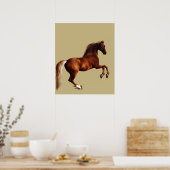 Whistlejacket-Pferdgemälde von George Stubbs Poster (Küche)