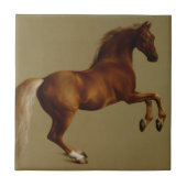 Whistlejacket Rennpferd von George Stubbs Fliese (Vorderseite)