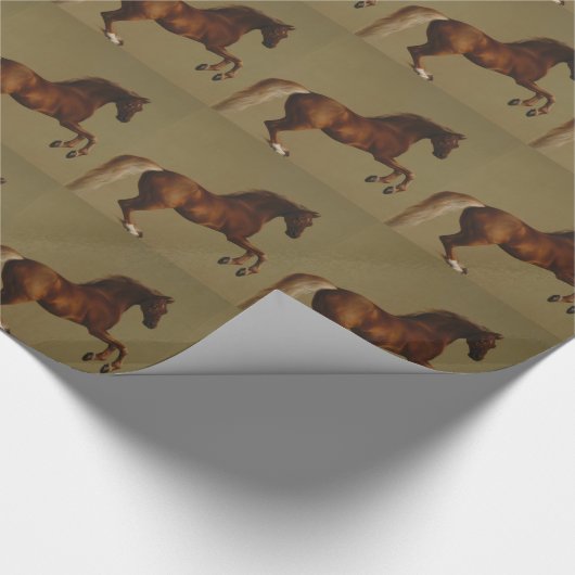 Whistlejackjacke George Stubbs Geschenkpapier (Ecke)