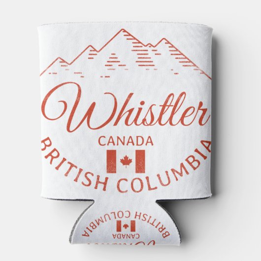 Whistler BC Canada Mountain Dosenkühler (Rückseite)