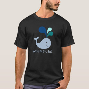 Whistler BC Canada Niedlich Whale Lover Cartoon T-Shirt