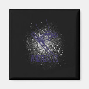 Whistler Bc Kanada Abfahrt-Ski-Dorf Retro-Design Magnet
