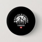 Whistler Blackcomb Canada Ski Resort Rocky Mountai Button (Vorderseite)