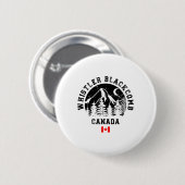 Whistler Blackcomb Canada Ski Resort Rocky Mountai Button (Vorne & Hinten)
