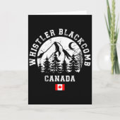 Whistler Blackcomb Canada Ski Resort Rocky Mountai Karte (Vorderseite)