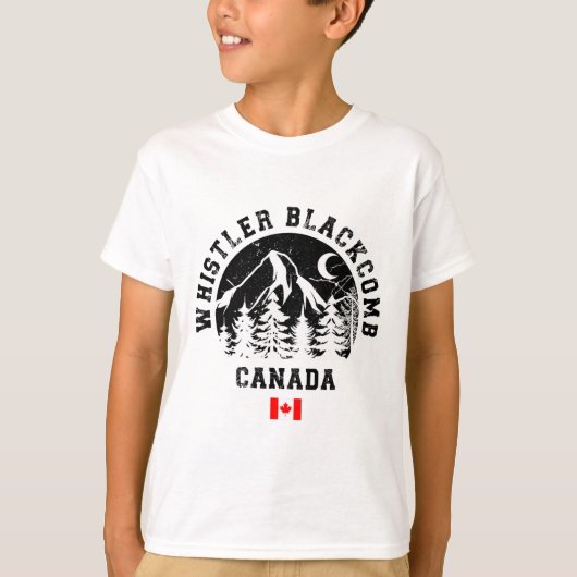 Whistler Blackcomb Canada Ski Resort Rocky Mountai T-Shirt (Vorderseite)