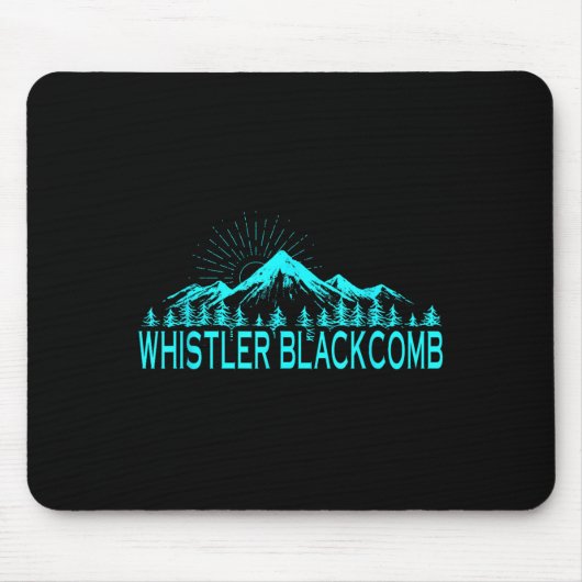 Whistler Blackcomb Canada Ski Resort Skiing Rocky Mousepad (Vorne)