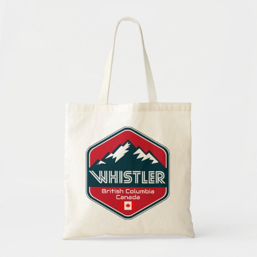 Whistler British Columbia Canada Design Tragetasche (Vorne)