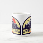 Whistler British Columbia Canada Minimalistisch Sk Kaffeetasse (Mittel)