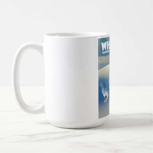 Whistler British Columbia Canada Ski Kaffeetasse (Links)