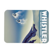 Whistler British Columbia Canada Ski Magnet (Horizontal)