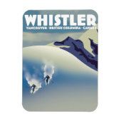 Whistler British Columbia Canada Ski Magnet (Vertikal)