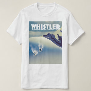 Whistler British Columbia Canada Ski T-Shirt