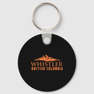 Whistler British Columbia Kanada Skifans Geschenk Schlüsselanhänger