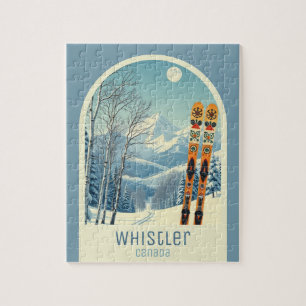 Whistler British Columbia Kanada Skigebiet Spiel Puzzle