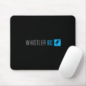 Whistler British Columbia Snowboard Box Typ Mousepad (Mit Mouse)