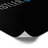 Whistler British Columbia Snowboard Box Typ Poster (Ecke)