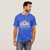 Whistler British Columbia T Vintag Ski T-Shirt (Vorne ganz)
