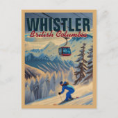Whistler British Columbia Vancouver Canada 1950s Postkarte (Vorderseite)