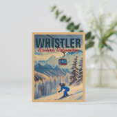 Whistler British Columbia Vancouver Canada 1950s Postkarte (Stehend Vorderseite)