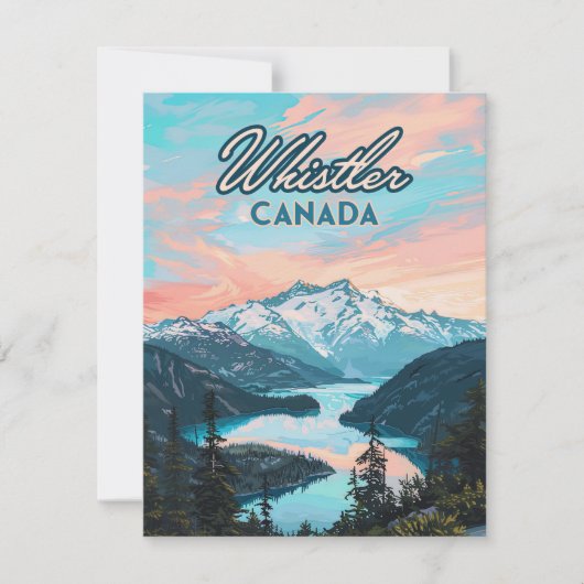 Whistler Canada British Columbia Ski Resort Card (Vorderseite)