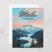 Whistler Canada British Columbia Ski Resort Card (Vorne/Hinten)