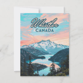 Whistler Canada British Columbia Ski Resort Card