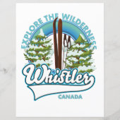 Whistler Canada, erkunden Sie die Wildnis, das Ski (Rückseite)