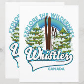 Whistler Canada, erkunden Sie die Wildnis, das Ski (Vorne/Hinten)