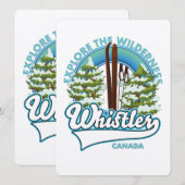 Whistler Canada, erkunden Sie die Wildnis, das Ski (Vorne/Hinten)