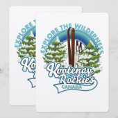 Whistler Canada, erkunden Sie die Wildnis, das Ski (Vorne/Hinten)