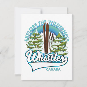 Whistler Canada, erkunden Sie die Wildnis, das Ski Karte