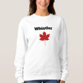 Whistler Canada Natural Red Maple Leaf Sweatshirt (Vorderseite)