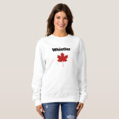 Whistler Canada Natural Red Maple Leaf Sweatshirt (Vorne ganz)