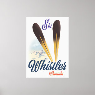 Whistler Canada Skipposter Leinwanddruck