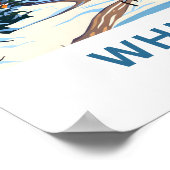 Whistler Canada Travel Print Poster (Ecke)