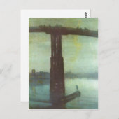 Whistler, James McNeill Die alte Battersea Br?cke: Postkarte (Vorne/Hinten)