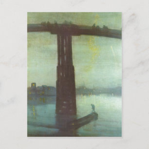 Whistler, James McNeill Die alte Battersea Br?cke: Postkarte