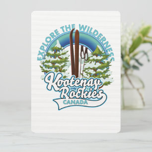 Whistler Kanada, erkunde die Wildnis, Ski-Logo