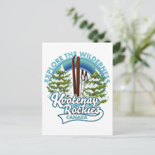 Whistler Kanada, erkunden Sie die Wildnis, Skigo P Postkarte