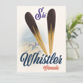 Whistler Kanada Skiplakat (Stehend Vorderseite)