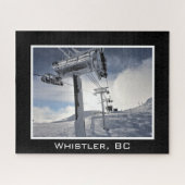 Whistler Mountain BC Kanada Snowboardpiste Snowpar Puzzle (Horizontal)